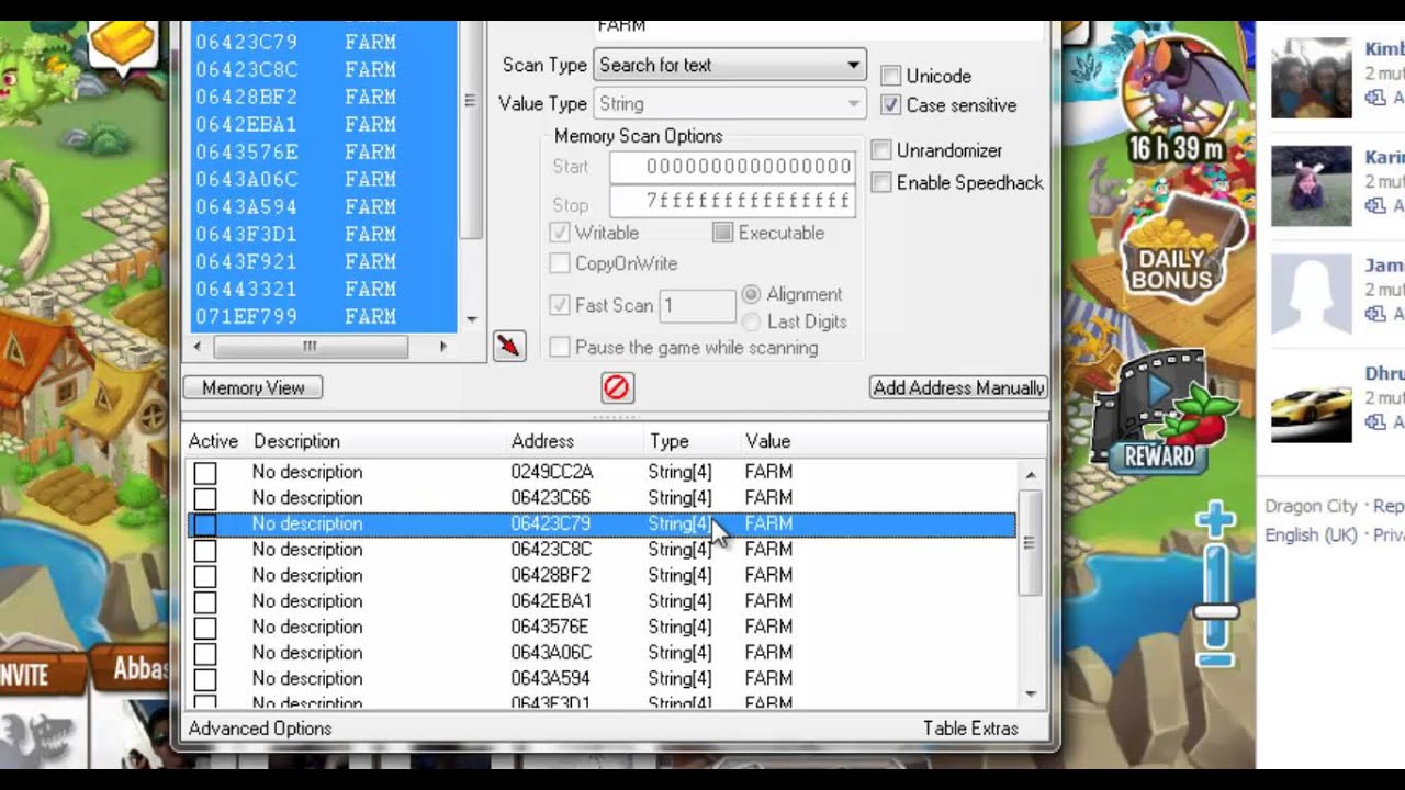 Gambar cheat game facebook